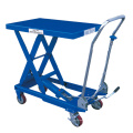 NIULI 500kg flexible hydraulic hand double scissor lift trolley tables for man lift price